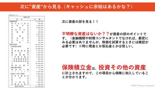（法人営業マンなら知っておきたいこと VOL15） 【資産の部について】